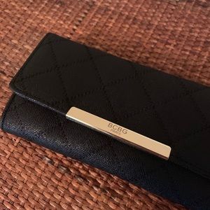 BCBG Paris Black Wallet NWT